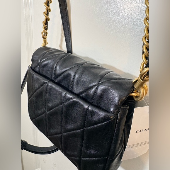 NWT Coach Times Square Tabby 17 - Quilted Black Leather - CW628 - Picture 8 of 16